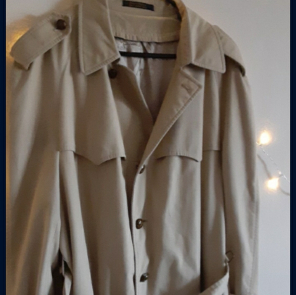 Burlington men's trench coat